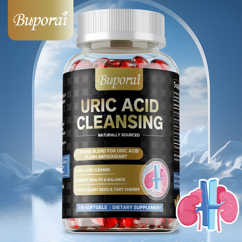 Uric Acid Cleanse – Tart Cherry, Citric Acid – Kidney Health, Detox & Cleanse