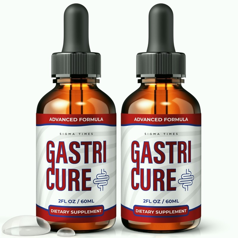 Gastri Cure Drops – GastriCure Natural Digestive Support and Comfort – 2 Pack