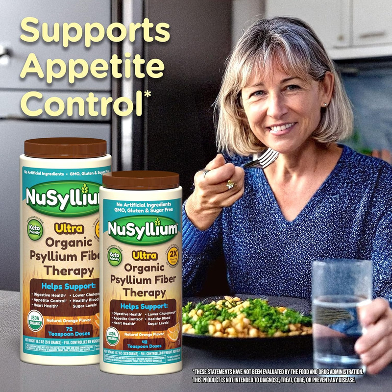 Psyllium Husk Powder, USDA Organic, 30.5 Oz, Dietary Fiber Supplement with Brown gallery