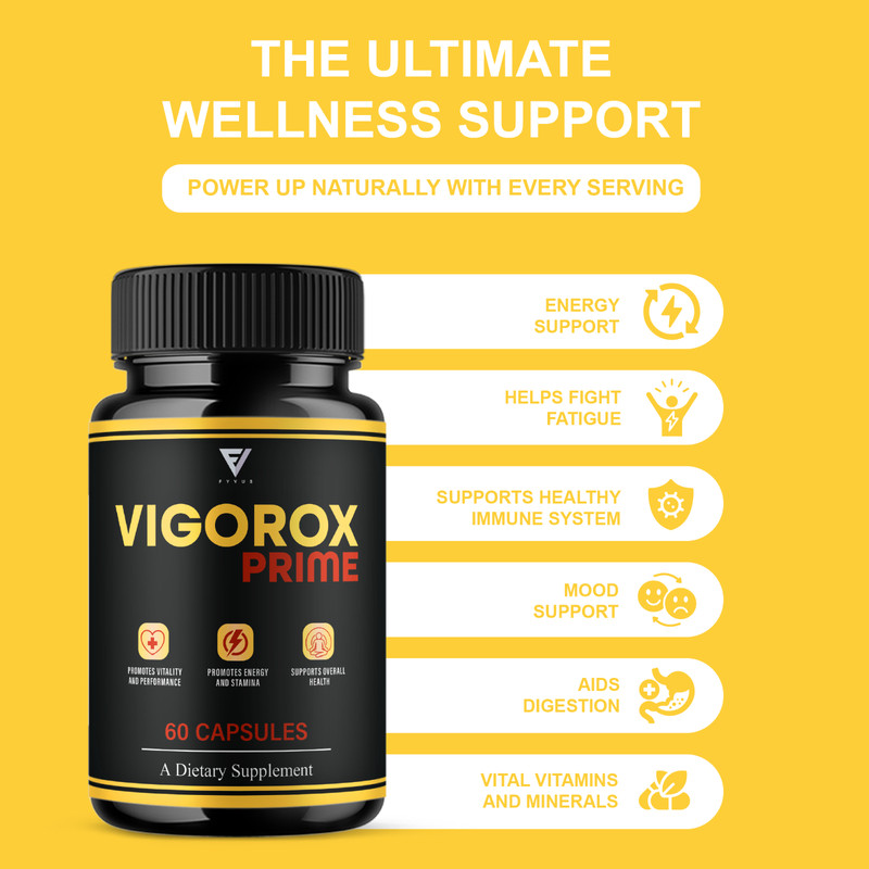 (3 Pack) Vigorox Prime Max Performance Supplement, VigoroxPrime (180 Capsules) gallery