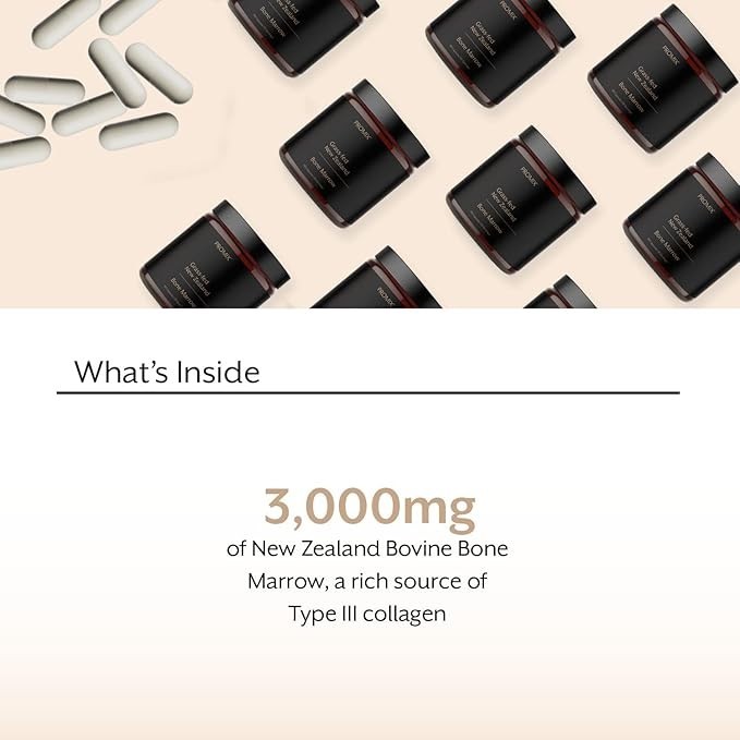 Promix Grass-Fed New Zealand Bone Marrow Capsules 180 Count Supplement gallery