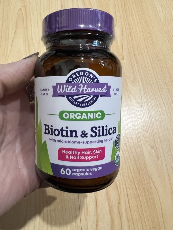 Oregon’s Wild Harvest Biotin Silica Organic 60 Capsules Vegan Gluten-Free