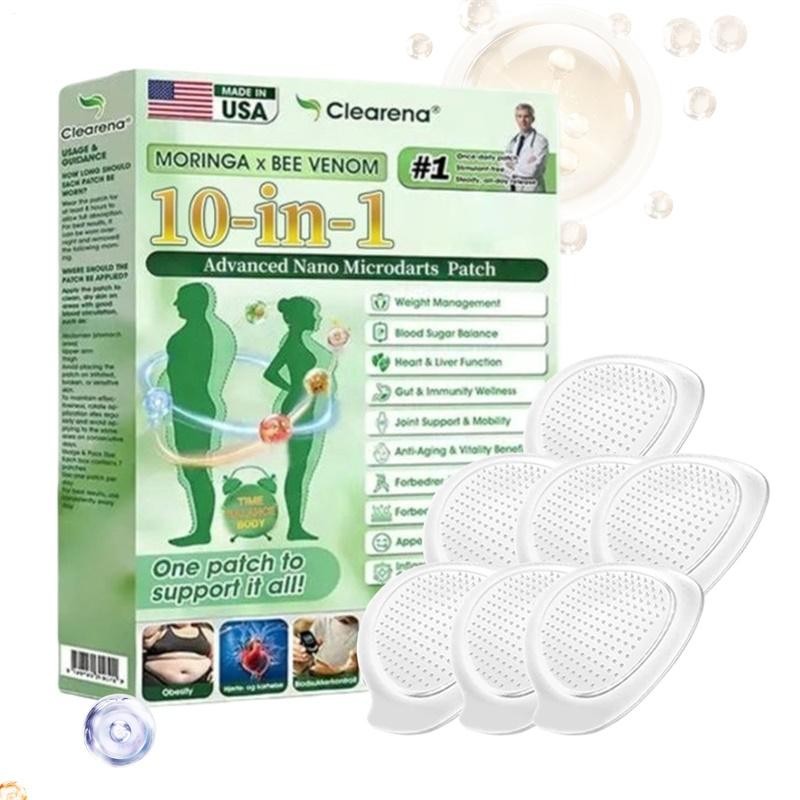 Luxarise Moringa XBee Venom 10-in-1 Advanced Nano Microneedle Patch 7 Pcs/box