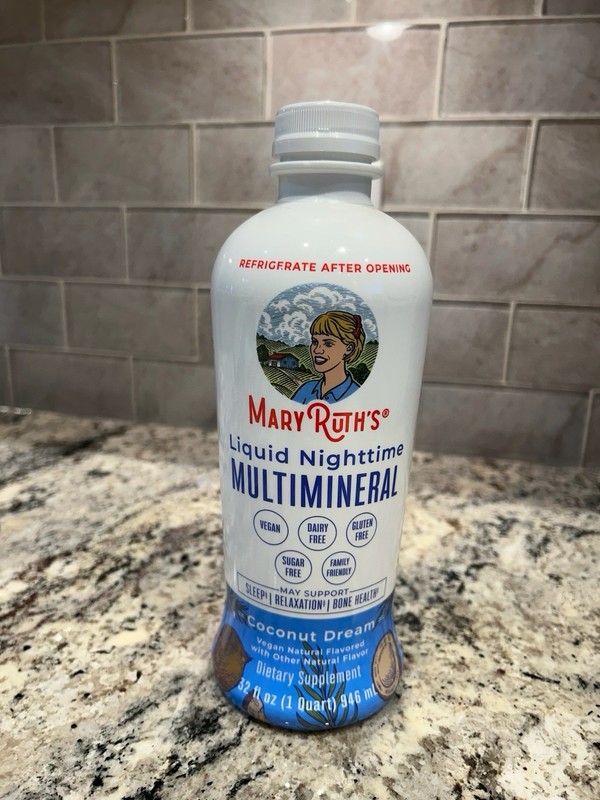 MaryRuth's Nighttime Multimineral Liquid Coconut Dream 32 fl oz