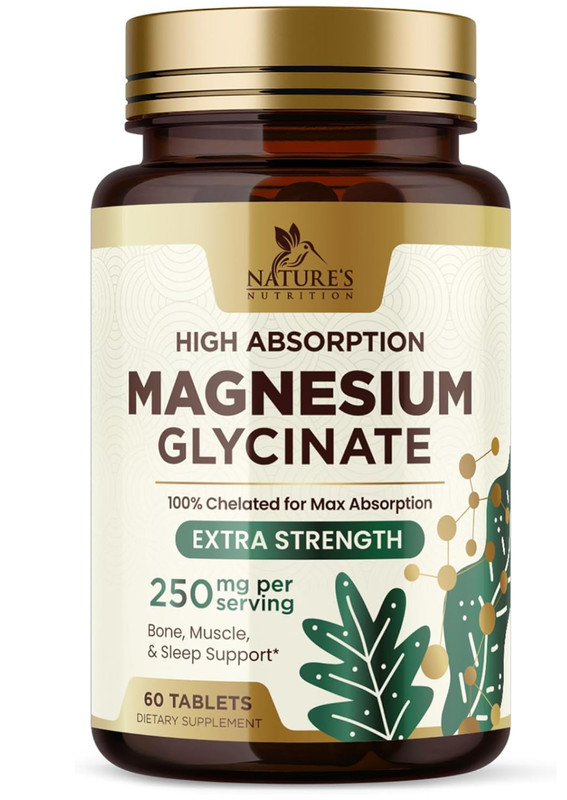 Glicinato, Malato Y Citrato De Magnesio Quelado Premium (250 Mg | 60 Cápsulas)