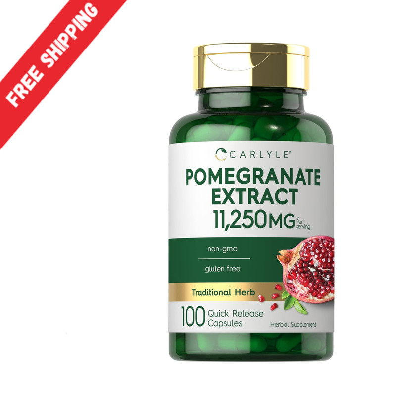 Pomegranate Extract Capsules | 11250mg | 100 Count | Non-GMO | US Stock