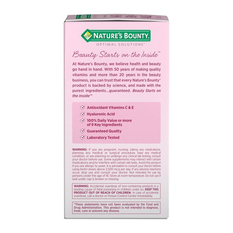 Nature's Bounty Advanced Hair, Skin & Nails, Argan-Infused 150 Count, N/a gallery