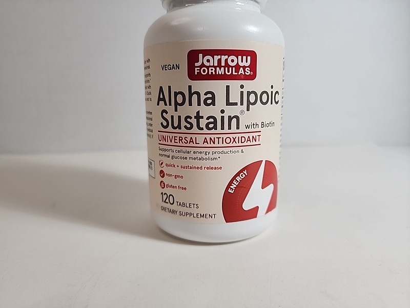 Alpha Lipoic Sustain with Biotin, 120 Tablets BB 10/27