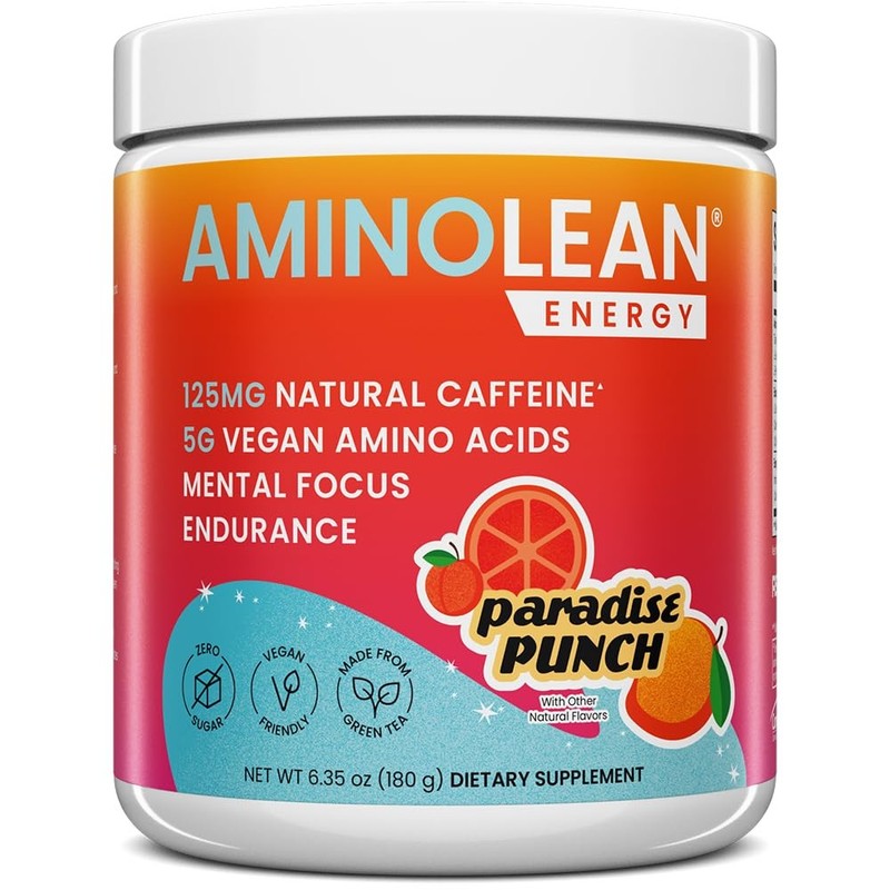 RSP NUTRITION AminoLean Pre Workout Powder, Amino Energy with Vegan BCAA Amin…