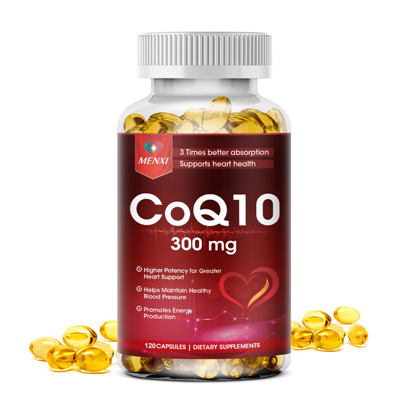 CoQ-10 300mg 120 Softgels Coq10 Co Q10 Coenzyme Heart Support NON GMO