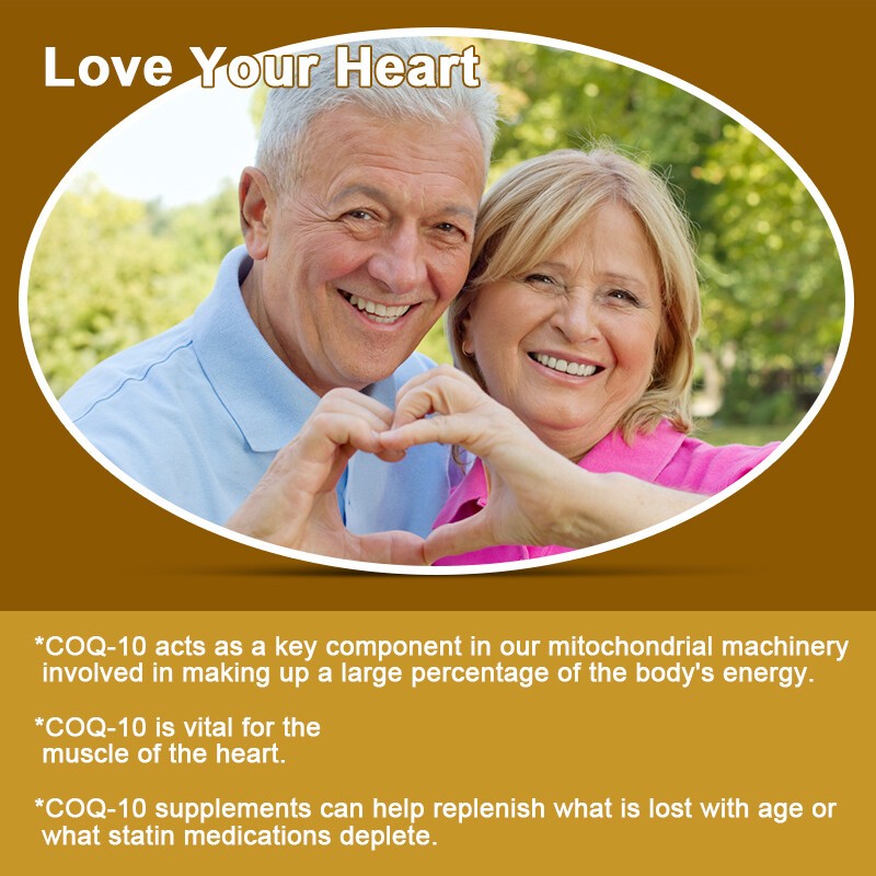 CoQ10 - Co Enzyme Pure Ubiquinone CQ10 Of Coenzyme Q10 200mg, 2 x 120 Capsules gallery