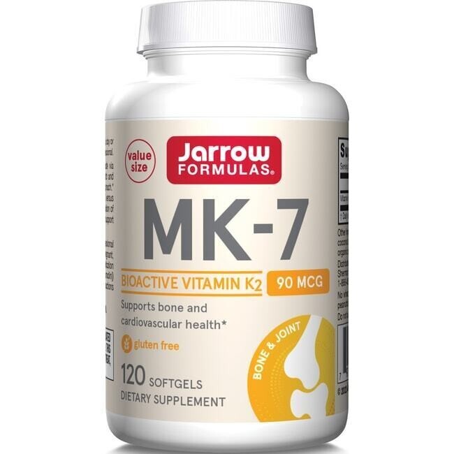 Jarrow Formulas-Mk-7 90 mcg Promotes Bone Health 120 Sgels
