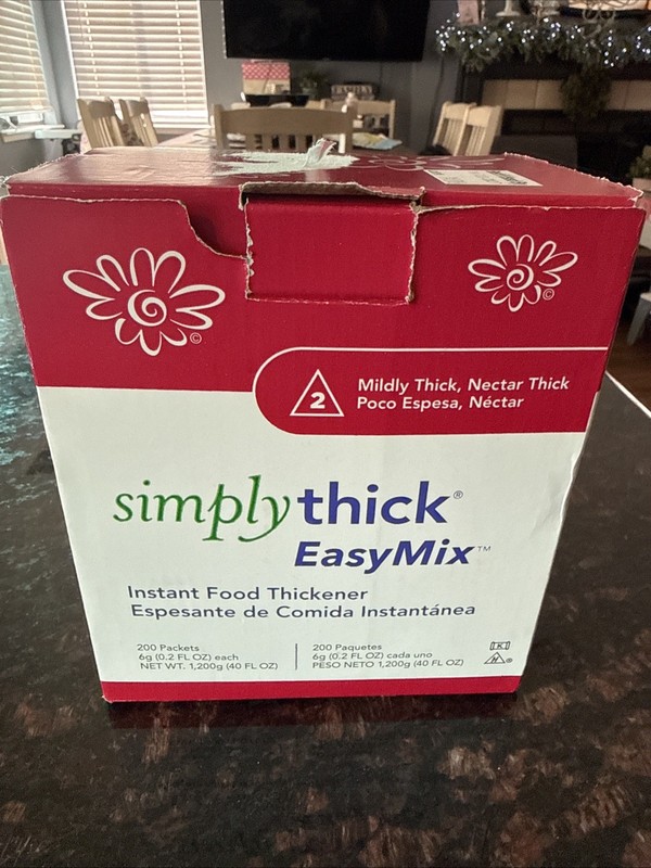SimplyThick EasyMix 196 Count of 6g Individual Packets Gel Thickener Exp. 2/2027