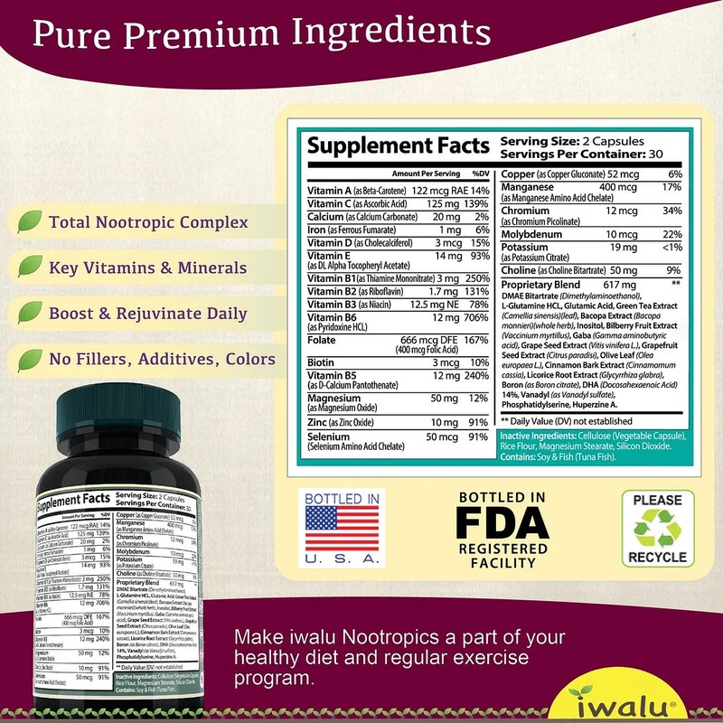 Stress Relief Plus Focus Memory Support | Best Supplement Capsules FREE SHIP gallery