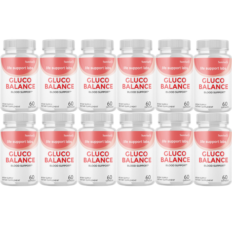 Life Support Labs Blood Balance Support, (12 Pack) Official Gluco Balance