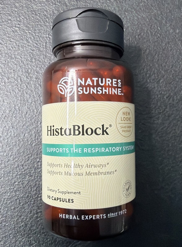 Nature's Sunshine HistaBlock - Respiratory Support 90 Vegcaps, 5/2026
