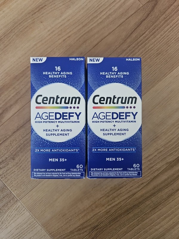 New! Centrum AGE DEFY High Potency Multivitamin for Men 35+ 60 Count..