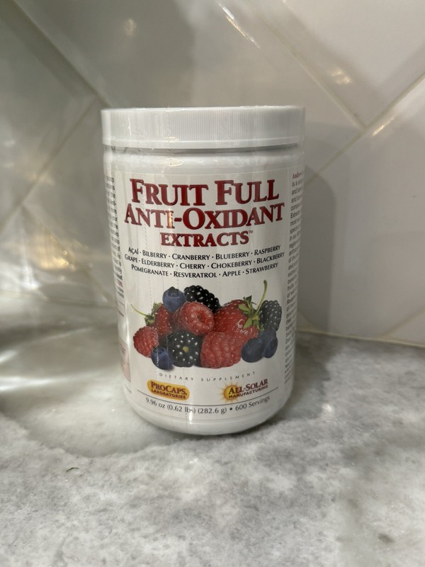 Andrew Lessman Fruit Full Anti-Oxidant Extracts 600 Servings Sealed Exp: 5/25