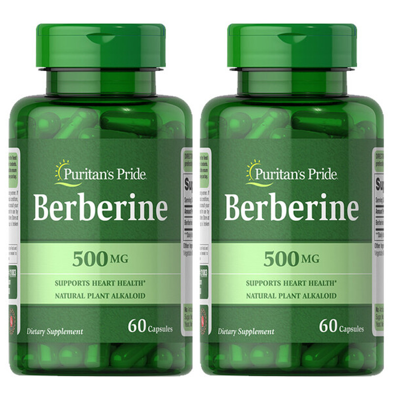 Berberine 500 Mg 2X60 Caps Puritan (Berberis Aristata Berberine HCL) gallery