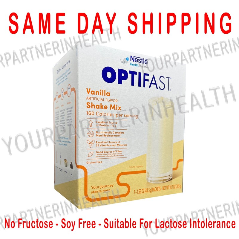 OPTIFAST POWDER SHAKE | 2 BOXES | VANILLA | 14 SERVINGS | NEW AND FRESH