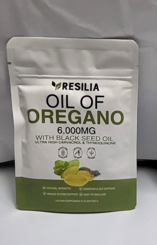 2 in 1 Oil of Oregano & Black Seed Softgels with Carvacrol , Immune Support