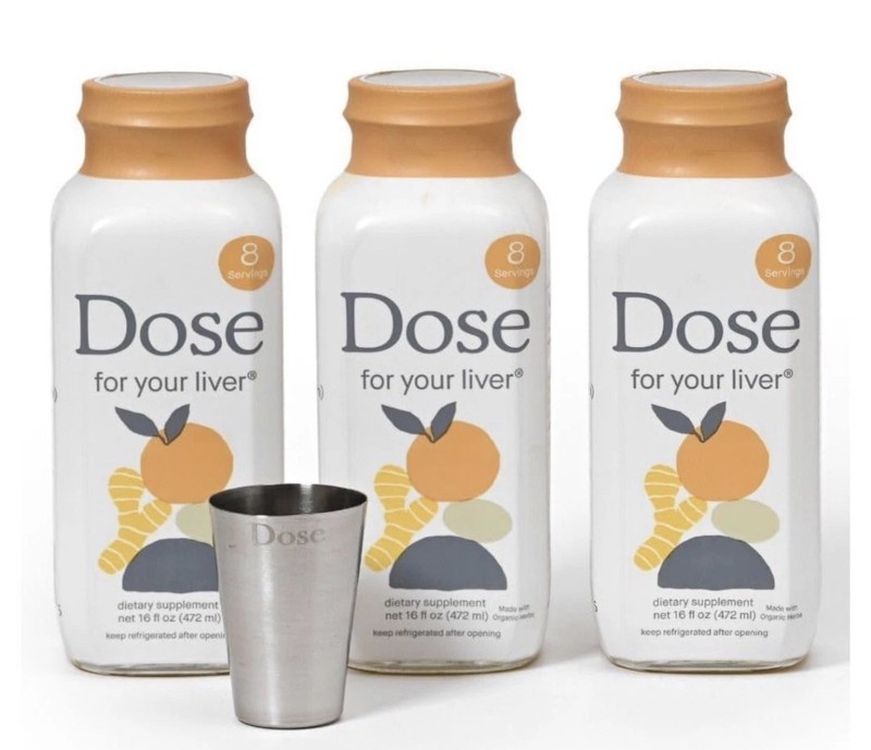 DOSE - Daily - For Your Liver - Optimal Liver Function/Cleanse - 16oz - 3Pack gallery