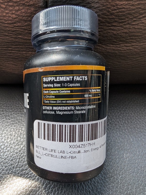 BETTER LIFE LAB L-Citrulline Supplement – Singular Free-Form Amino Acid Support gallery