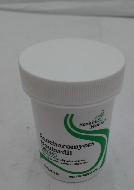 Seeking Health Saccharomyces Boulardii 60 Capsules 5 Bil. CFU Probiotic 10/2027