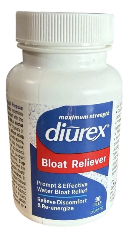 Diurex Ultra Re-Energizing Water Pills Relieve Water Bloat - 90 Count - Ex: 7/27