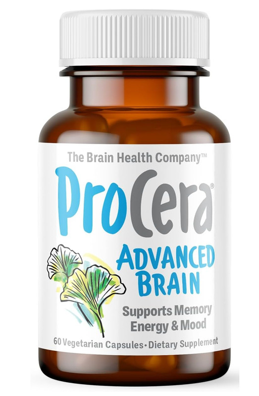 Procera - Advanced Brain - Memory Energy Mood Support - 60 Caps - Best by 07/27