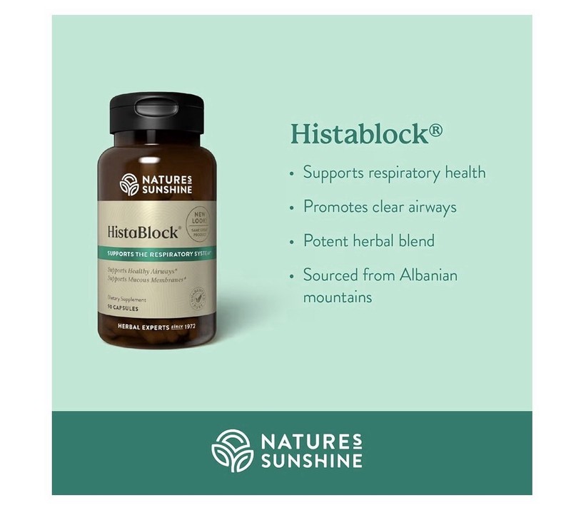 Nature's Sunshine HistaBlock - Respiratory Support 90 Vegcaps, 5/2026 gallery