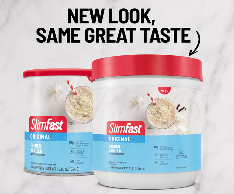 (3 PACK) SlimFast Original Meal Replacement Shake Powder, French Vanilla, 12.83 gallery
