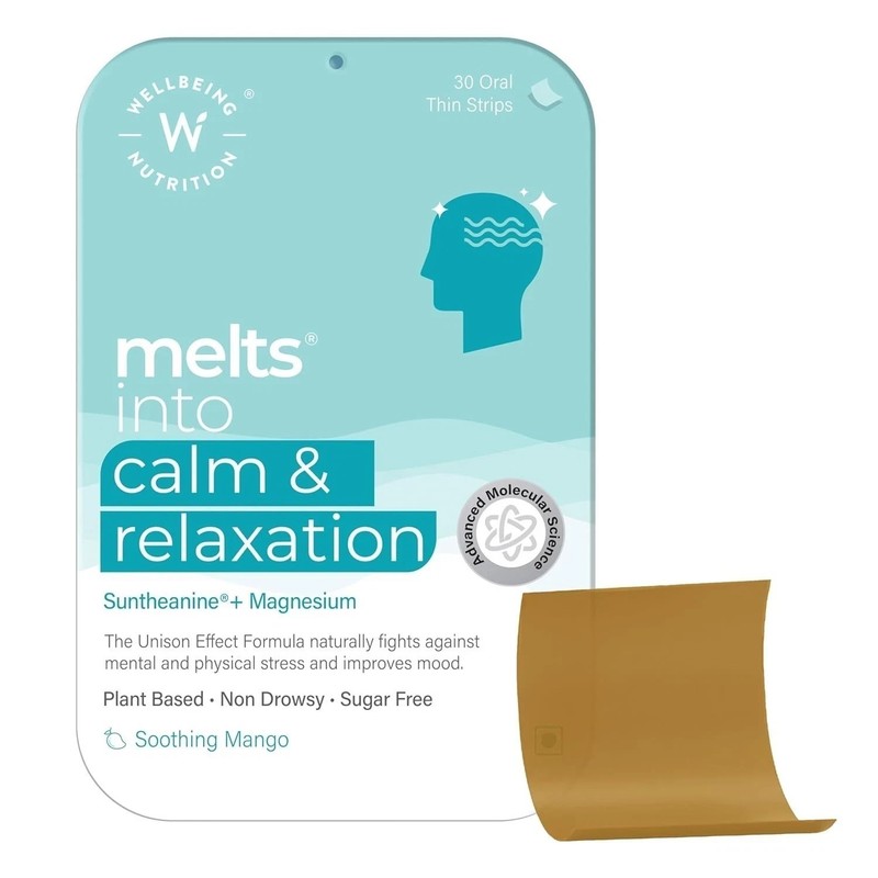 Wellbeing Nutrition Melts Calm & Relaxation | Pure Ashwagandha KSM66 – 30N