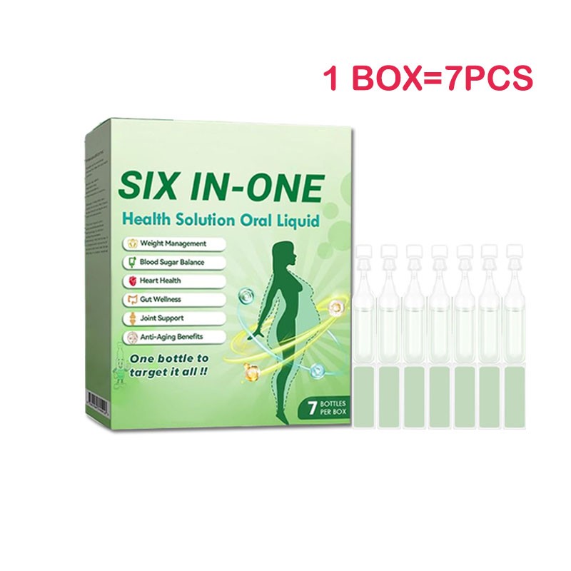 7-35PCS Six-in-One Health Solution Oral Liquid,one Bottle to Target It All HOT