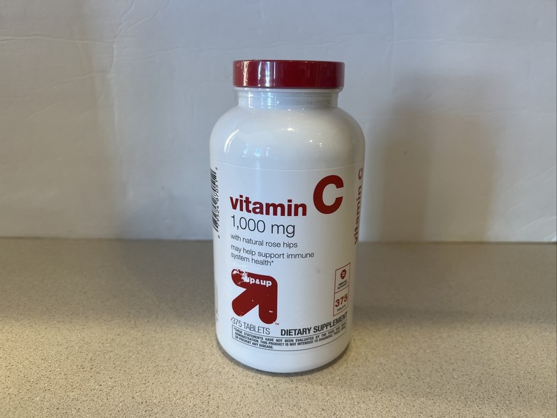 UP & UP Vitamin C 1000mg 375 tablets EXP 09/2026 Large Bottle