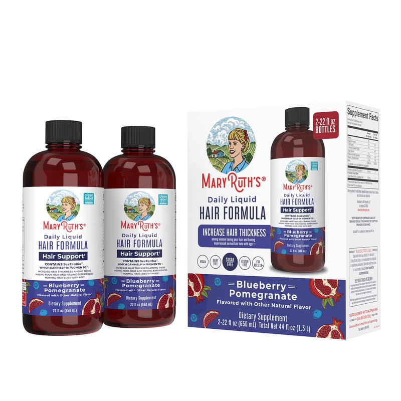 MaryRuth’s Daily Liquid Hair Formula 2 Packs x 22 Fl Oz