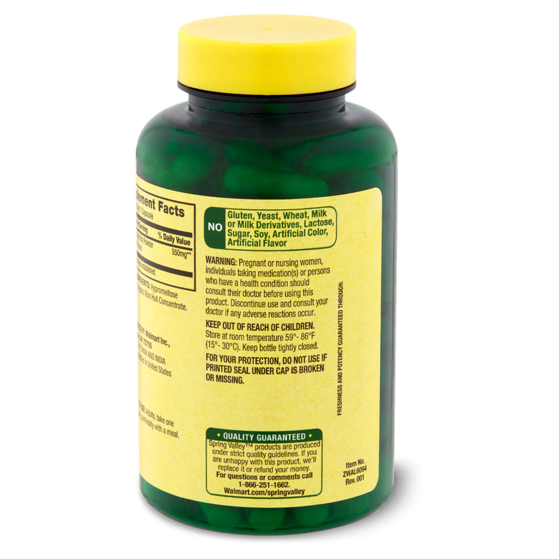 Spring Valley Ginger Root Capsules 550 mg 100-Count, Pack of 2 gallery