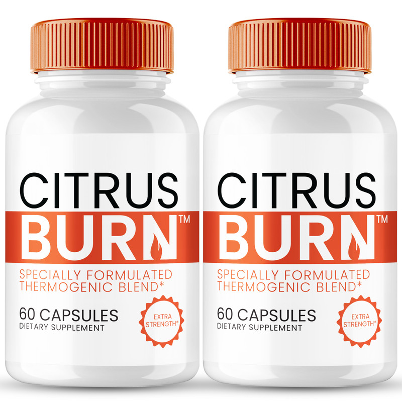 Citrus Burn Capsules, Official CitrusBurn Supplement Pills (2 Pack)