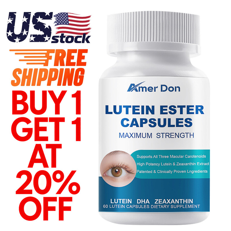 Lutein and Zeaxanthin 20 mg | 60 Capsules | Eye Health Vitamins | Vision Health