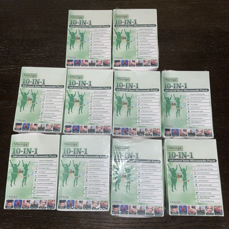 10x Moringa Berberine x NAD+ 10-in-1 Advanced Nano Microneedle Patch Weightloss
