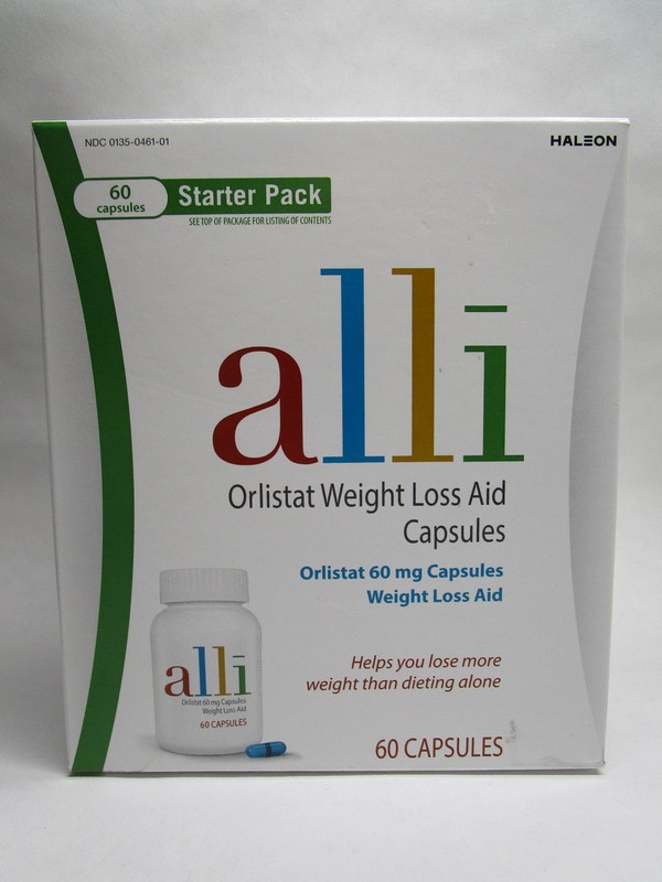 Alli-Orlistat 60mg Weight Loss Aid 60 Capsules Starter Pack Exp 4/27 New/Sealed